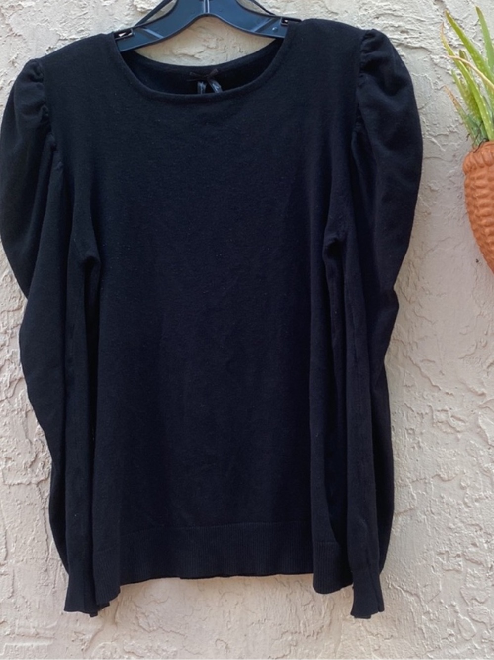 Sweet Atmosphere Black Delicate Style Sweater